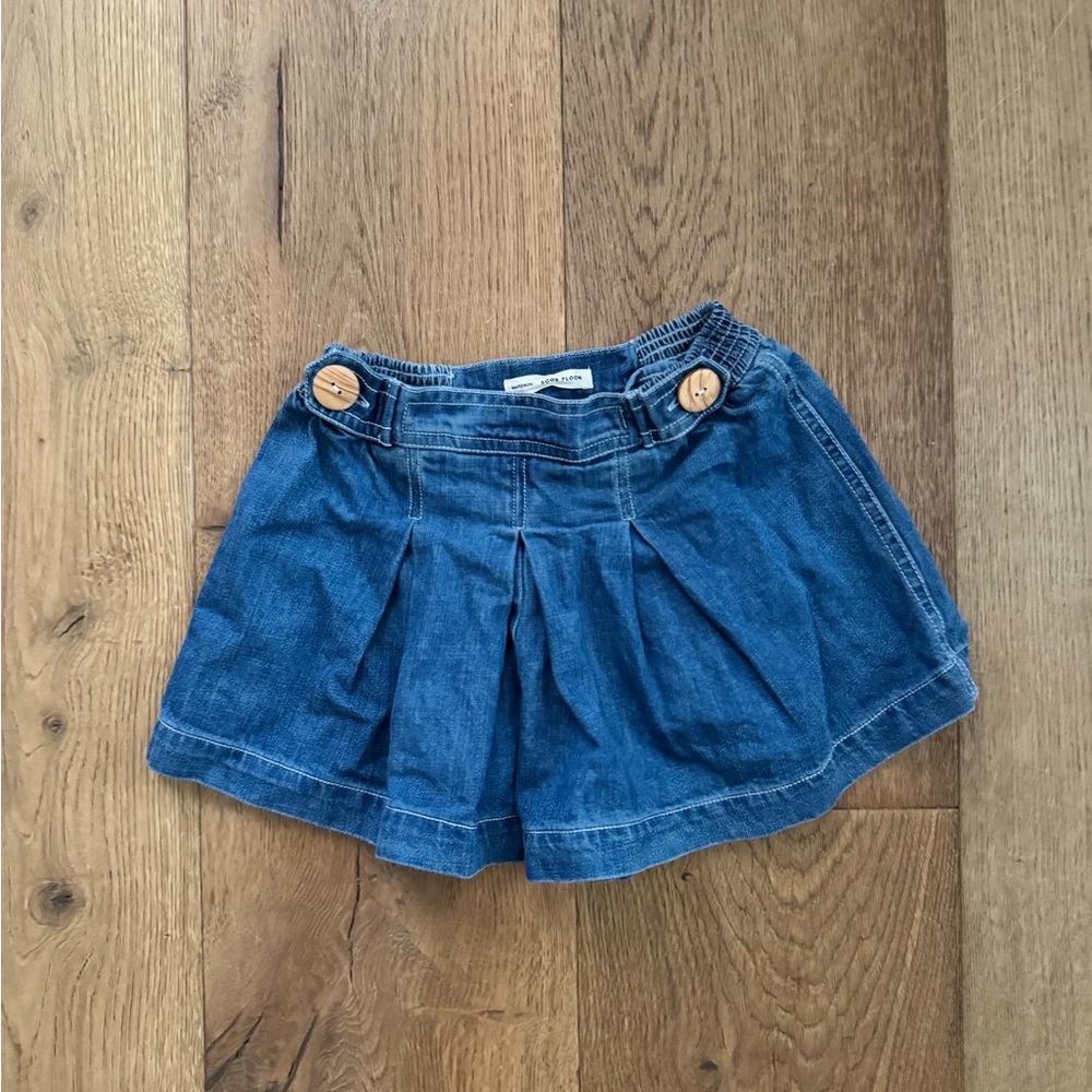 Soor Ploom Blue Denim Skirt